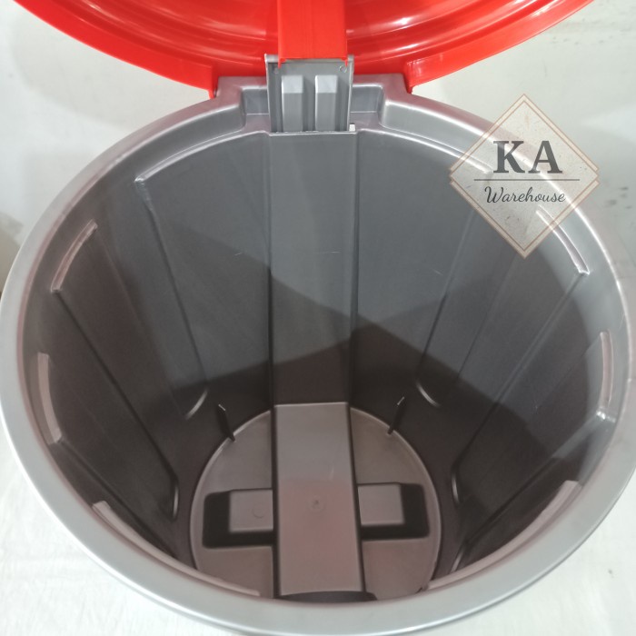 Tempat Sampah Bulat Injak 20 Liter / Tempat Sampah Bulat Plastik 20 L