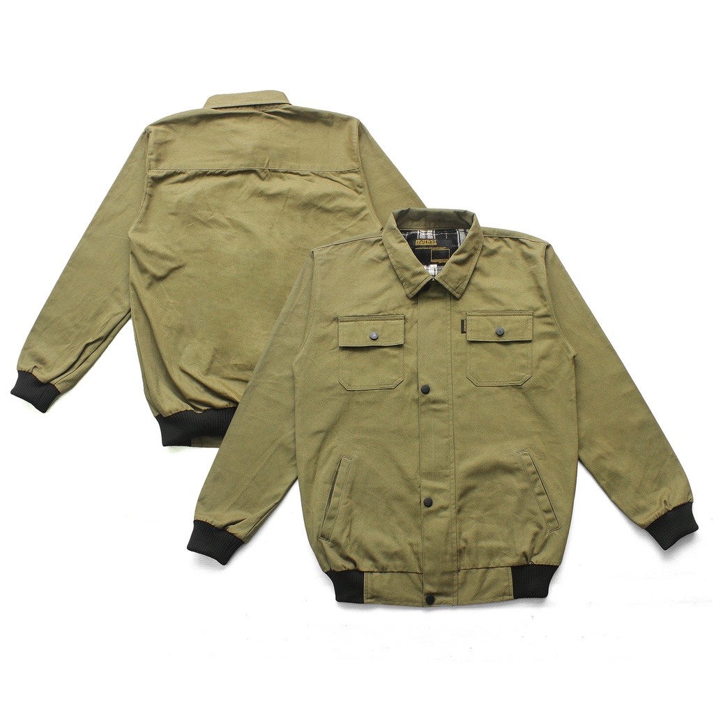 (3 Warna) HIGHWEST Arion Jacket Cotton Twill Premium Pria Wanita