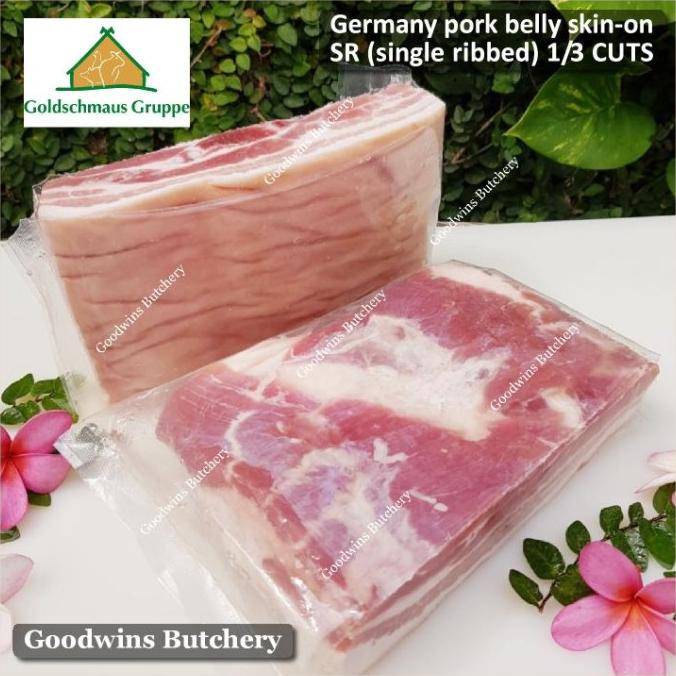 

Samcan babi berkulit SMALL ROAST pork belly skin on Coren Goldschmaus