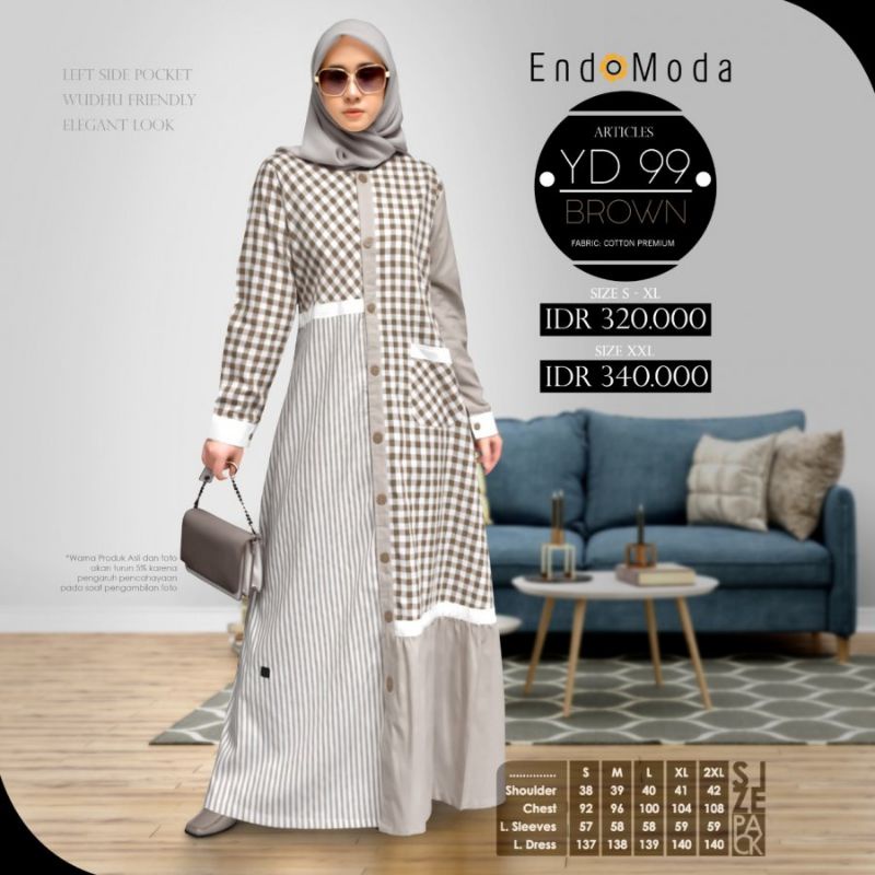 GAMIS MUSLIM WANITA ENDOMODA YD 99