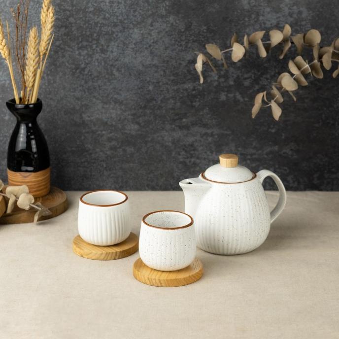 Tea Set Keramik Lumosh Imvi Teaset