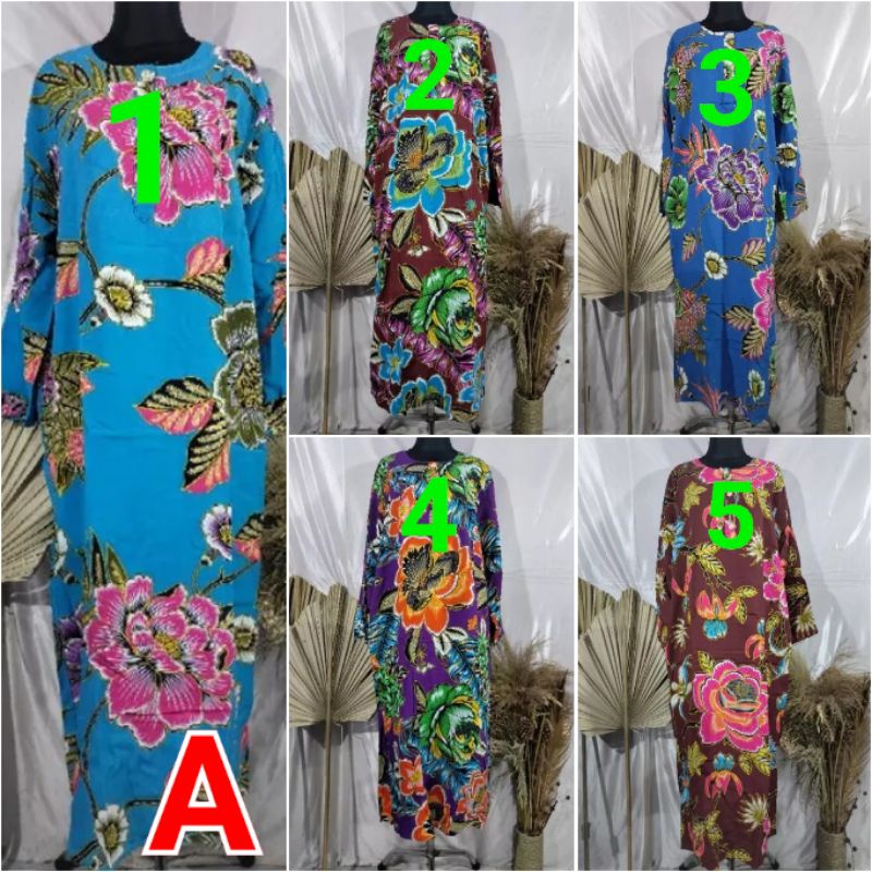 KENCANA UNGU ORI LONGDRESS 19 LD 110CM  LABEL BIRU