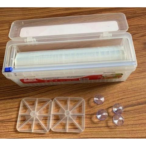 

Dispenser Pemotong Plastik Wrap Model Simple Foil Cutter Box Plastik