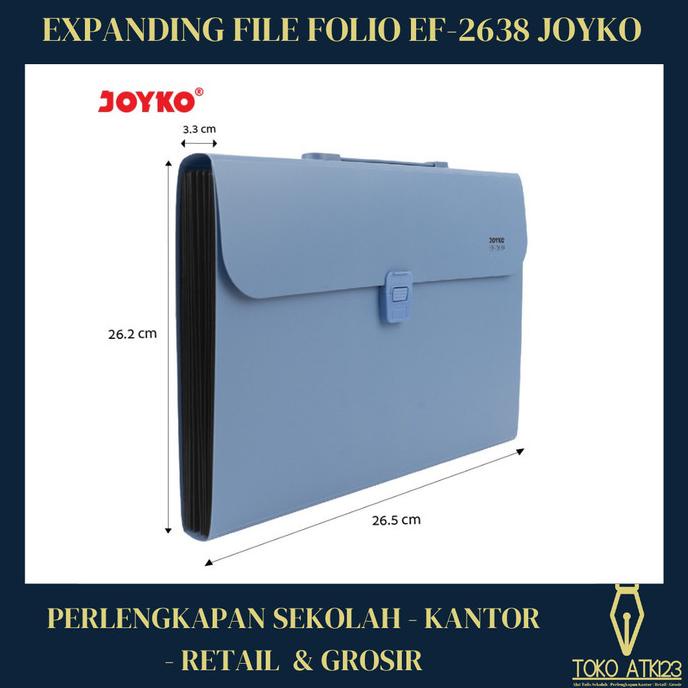 

Expanding File Merk Joyko EF-2638 Ukuran Folio