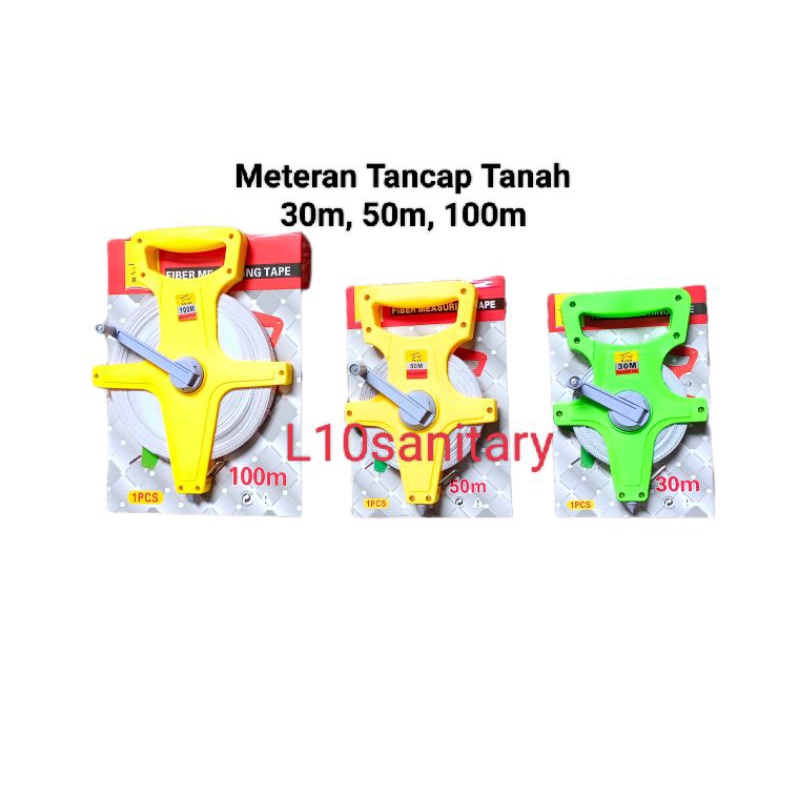 Meteran TANCAP / Meteran TANAH / Meteran ROL / Meteran Panjang 100 Meter