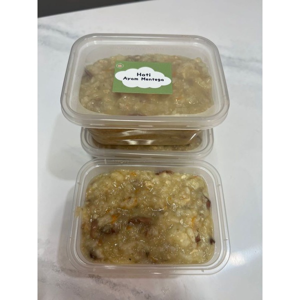 

Bubur hati ayam wortel kacang merah