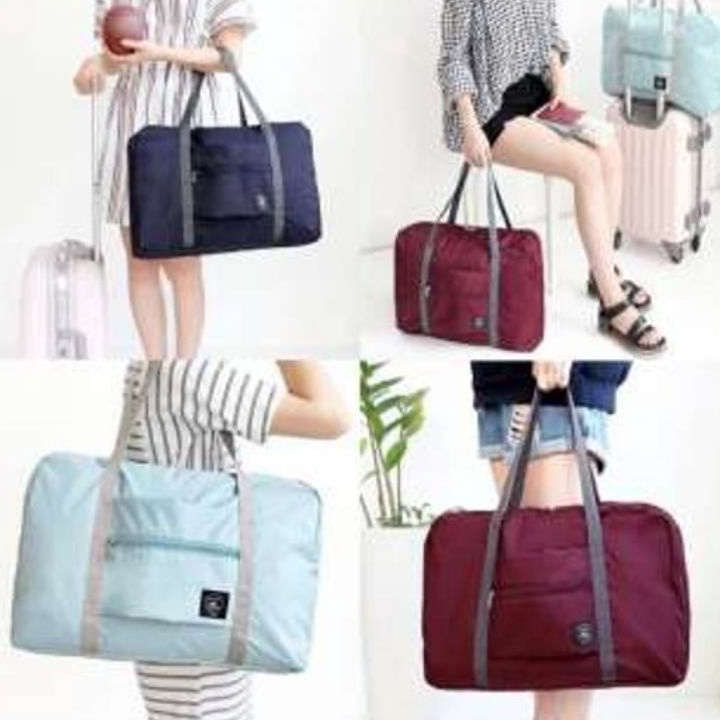 GSZT3473㊛ Tas Travel Besar Lipat 02 Hand Carry Anti Air Folbag Waterproof Organizer ㊊