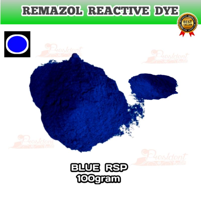 Remasol biru pewarna shibori / batik