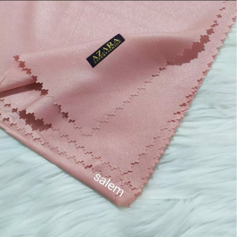 Hijab Jilbab Kerudung Segiempat Sinar Glamour Nur Sinaran Azara Lasercut Warna Salem