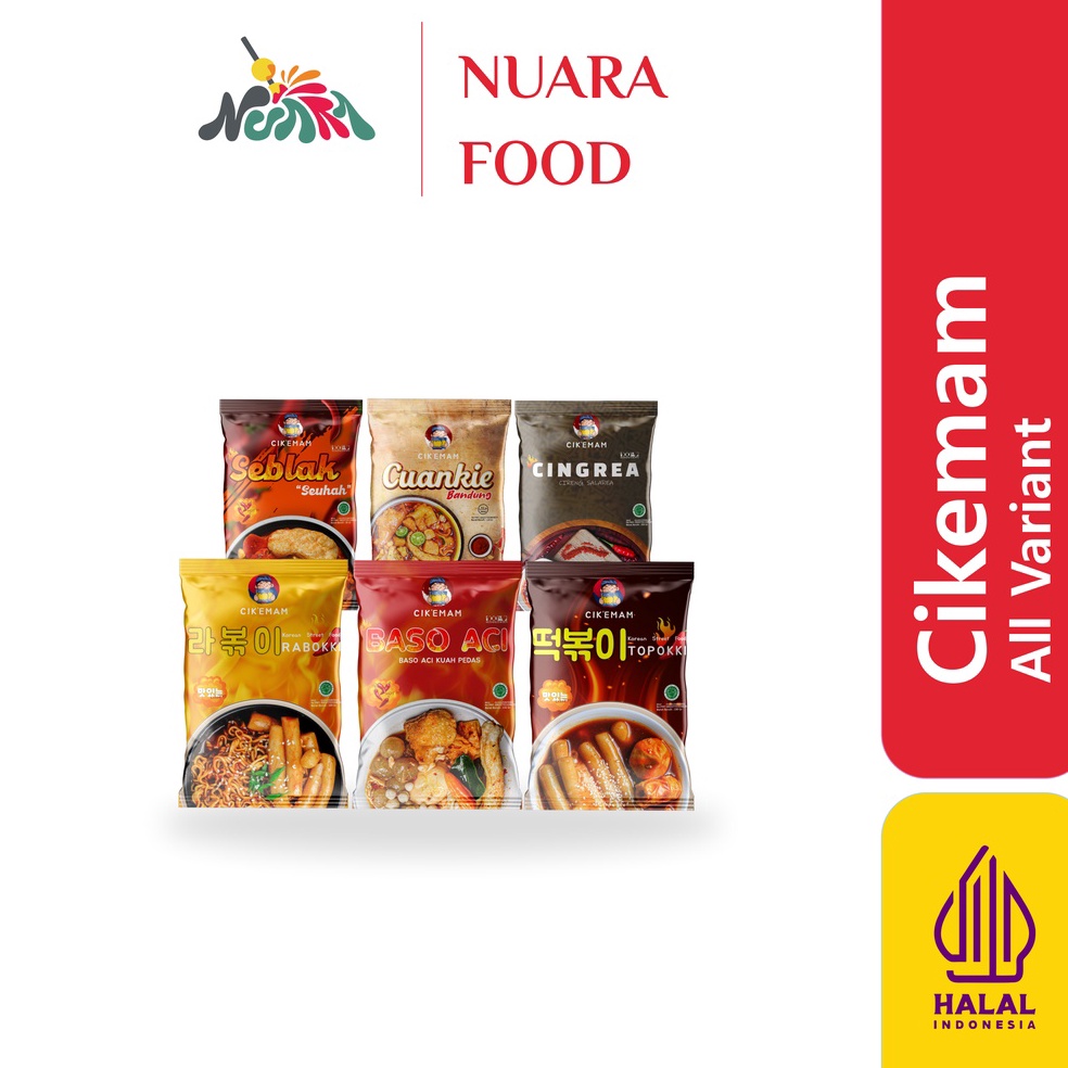 

STAR BRANDS [ TERLARIS & TERPERCAYA ] CIKEMAM - All Varian CikEmam Rabokki Topokki Baso Aci Tteokbokki Halal Cireng Seblak Cingrea