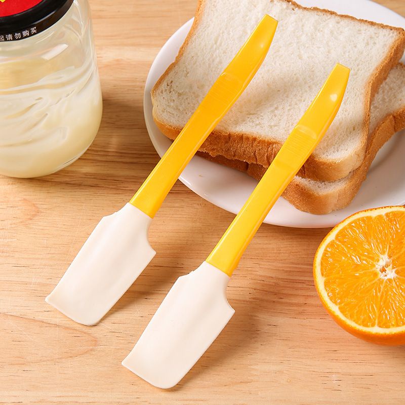 Spatula mini silicone / Pengoles selai roti / Pembuka tutup kaleng