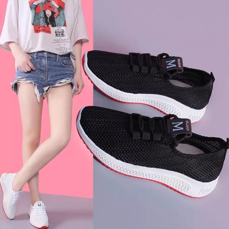 Grosir GROSIRTAS LV0098 Sepatu Sneakers Wanita Import Sport Shoes Sepatu Sport Rajut Wanita Import F