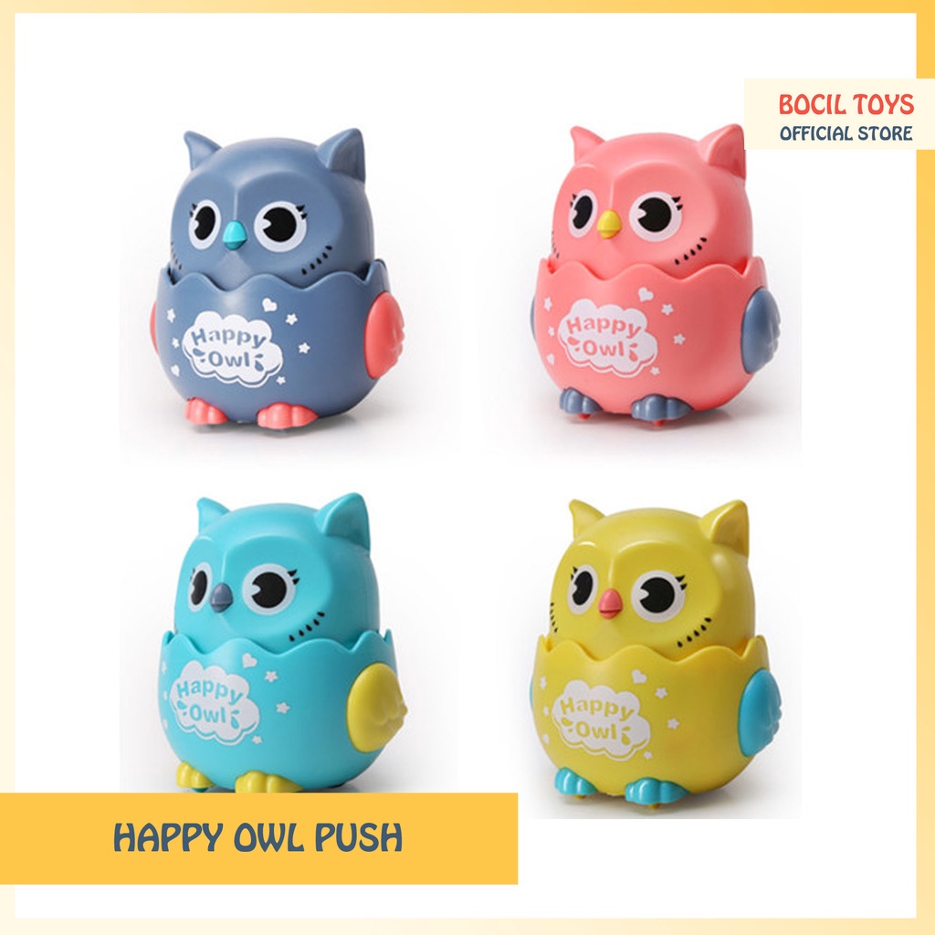 Mainan anak Happy Owl tanpa baterai bisa meluncur untuk anak cowok dan cewek harga murah viral bisa 