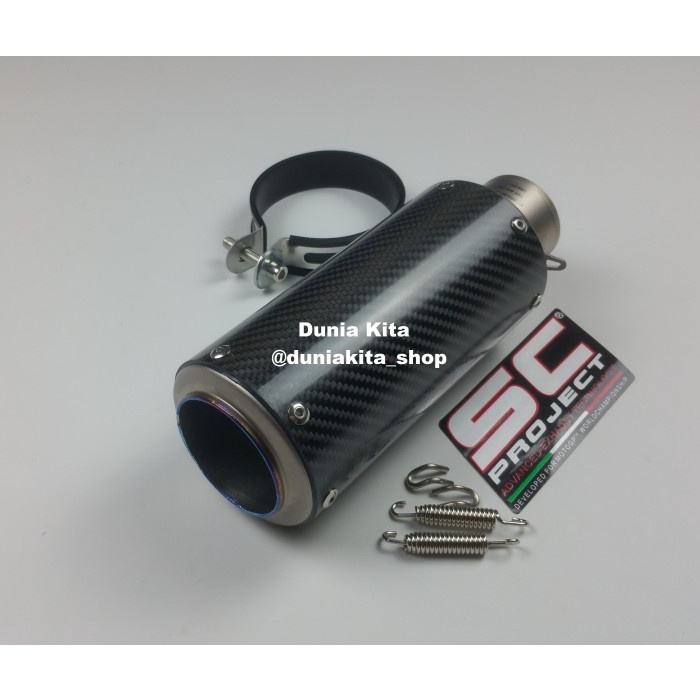 Terlaris Knalpot Sc Project Crt Titanium Carbon