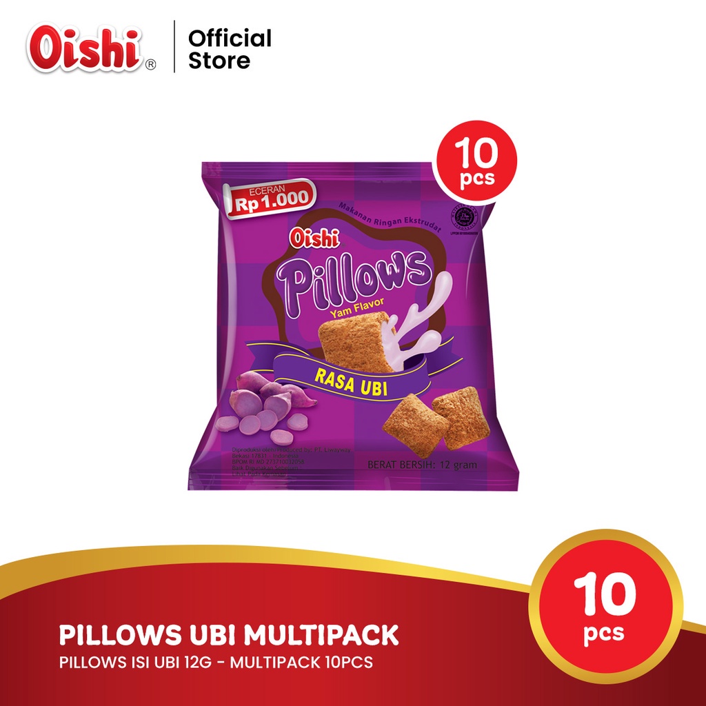 

Oishi Pillows Ubi Renceng 12g