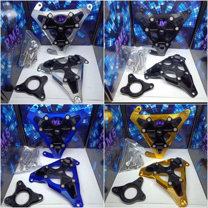 Cover tutup mesin variasi cnc Yamaha R15 Vixion Xabre Mx king