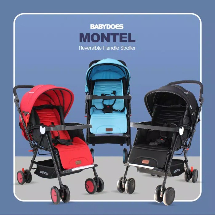 Bestseller Stroller Babydoes Montel Reversible /Stroller Hadap Ibu