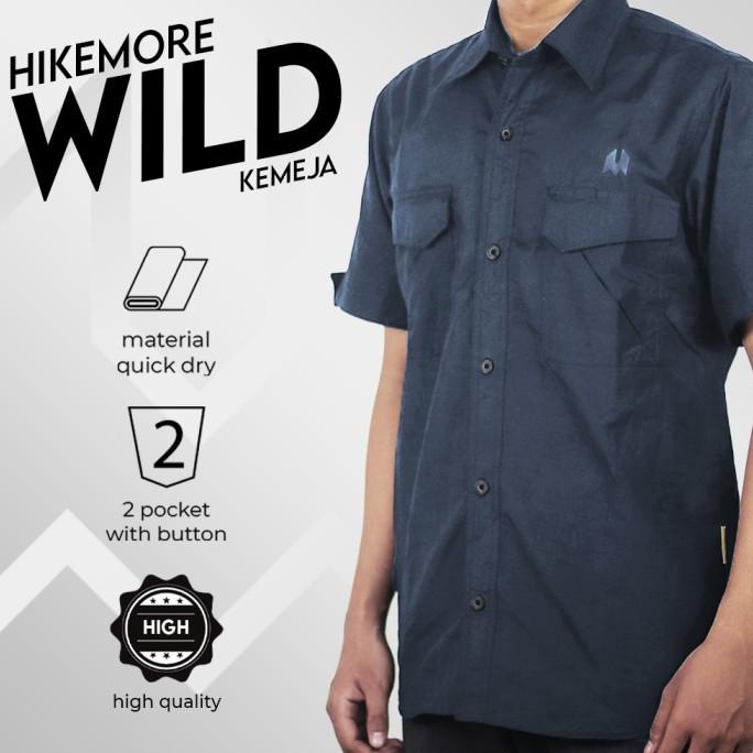 Kemeja Pendek PDL Outdoor Pria Hikemore Wild Original