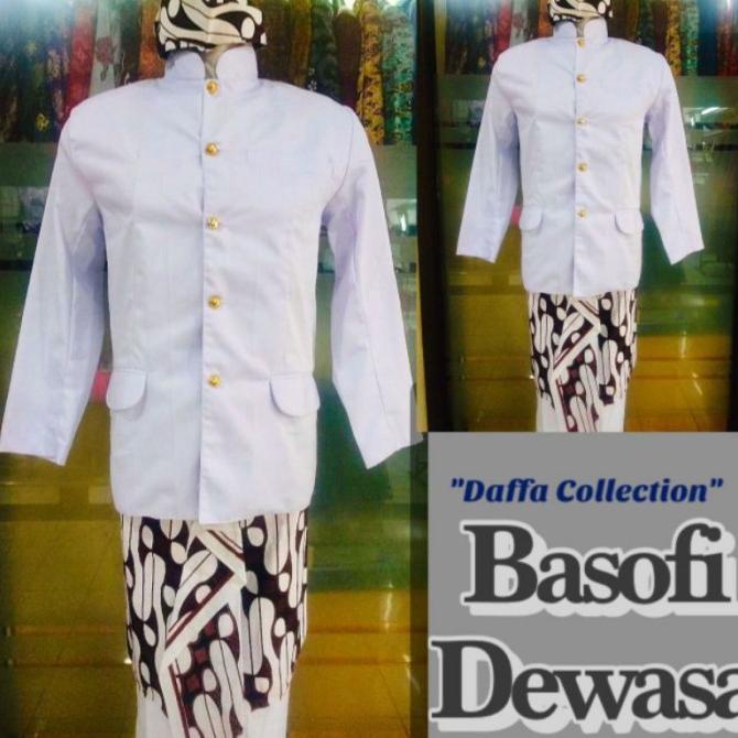 Baju Adat Jawa Timur (Cak) / Baju Basofi / Jasko / Baju Beskap Dewasa