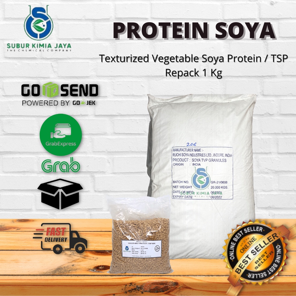 

Texturized Soy Protein / TSP / TVP Ex India 500 gr