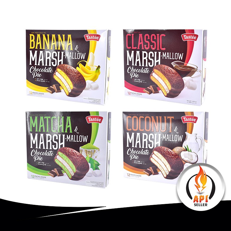 

Model baru TASTEE MARSHMALLOW CHOCOLATE PIE 300g 61