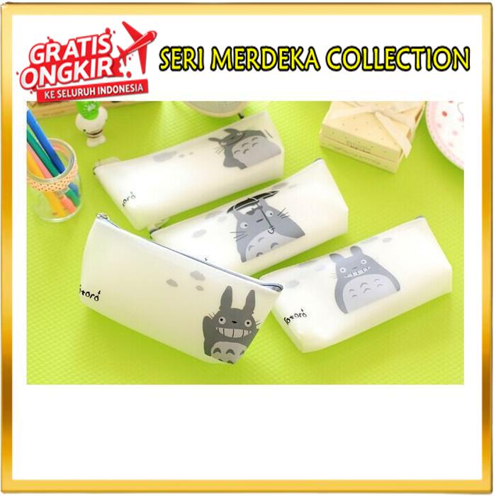

TEMPAT PENSIL SILICONE WHITE TOTORO / TEMPAT KOSMETIK GRATIS ONGKIR