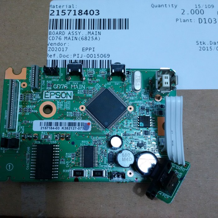 Mainboard Epson L120 New Original P/N 215718403