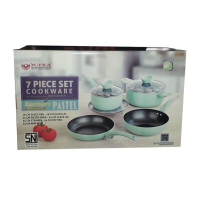 Panci Set 7 Pcs Supra Chef Renata Moeloek I Cooare 7 Piece Renatta