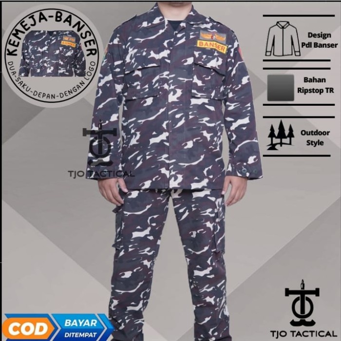 Terlaris Seragam Banser - Setelan Loreng Banser - Pdl Banser Nasional