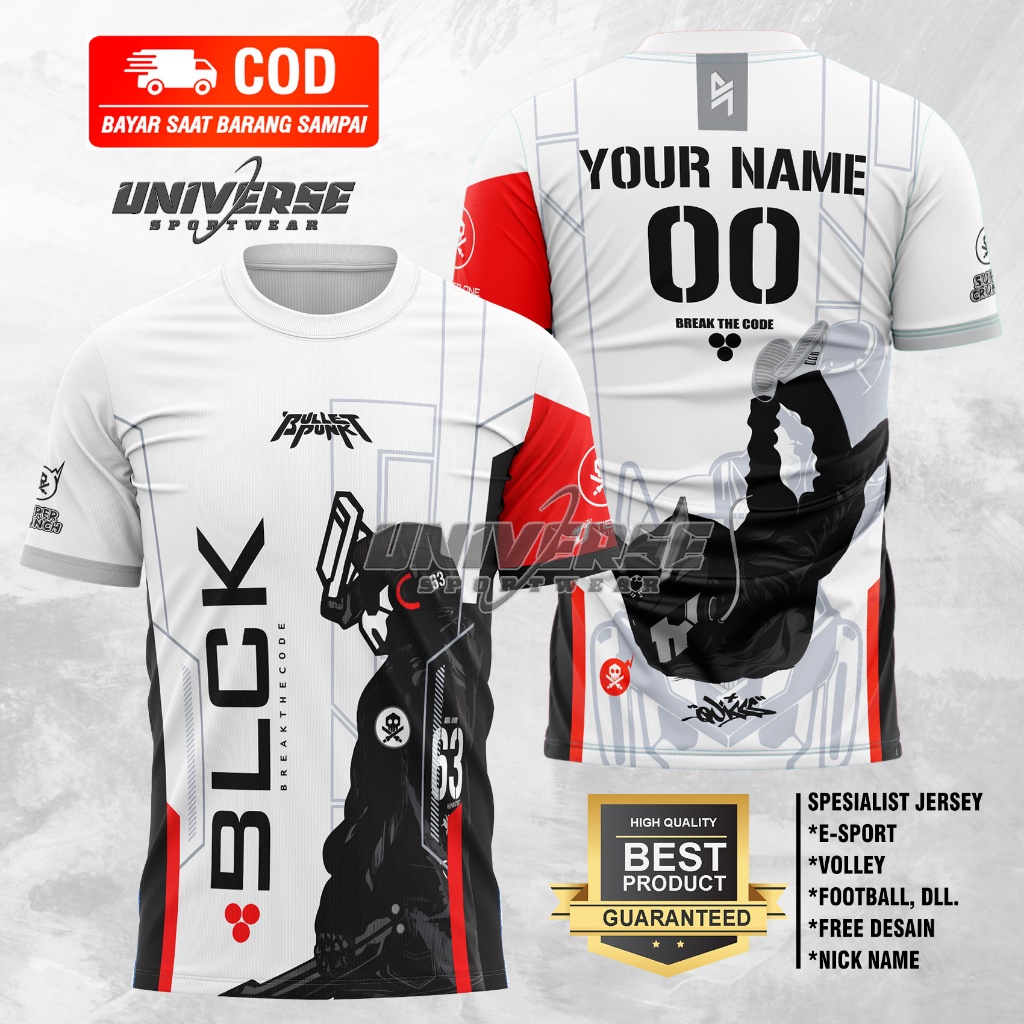 Jersey Blacklist International 2026 Original Esports MLBB Premium Full Print