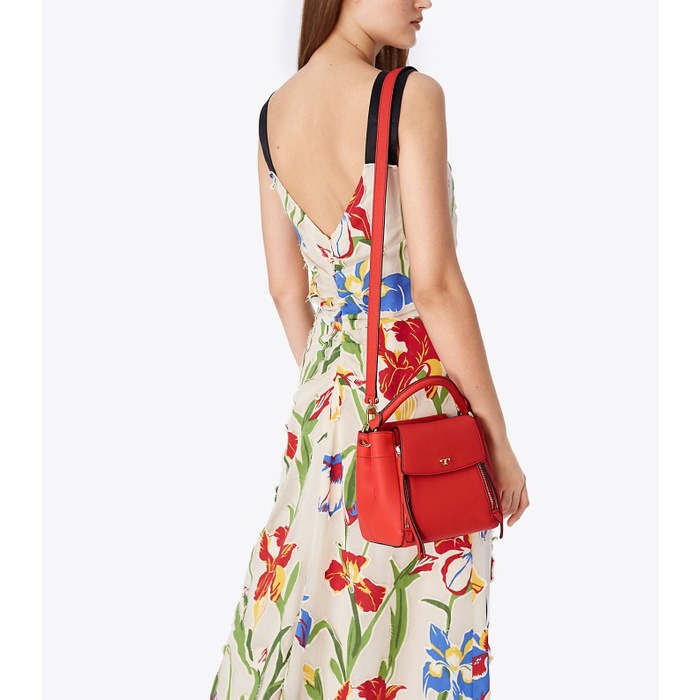 HOT SALE TAS WANITA TORY BURCH HALFMOON CROSSBODY BAG ORIGINAL TERLARIS