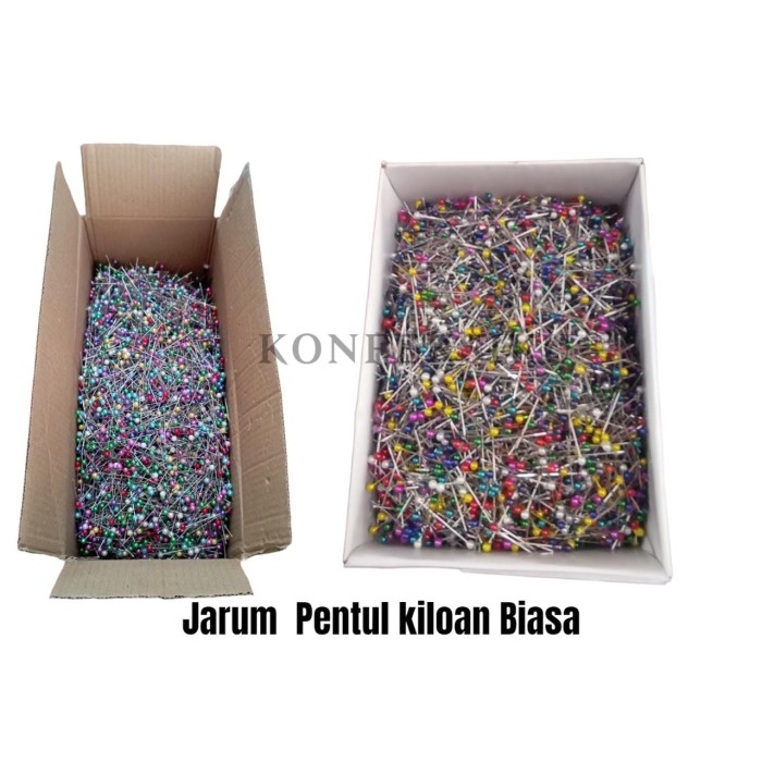 TERMURAH Jarum Pentul Kiloan Warna Warni 1kg
