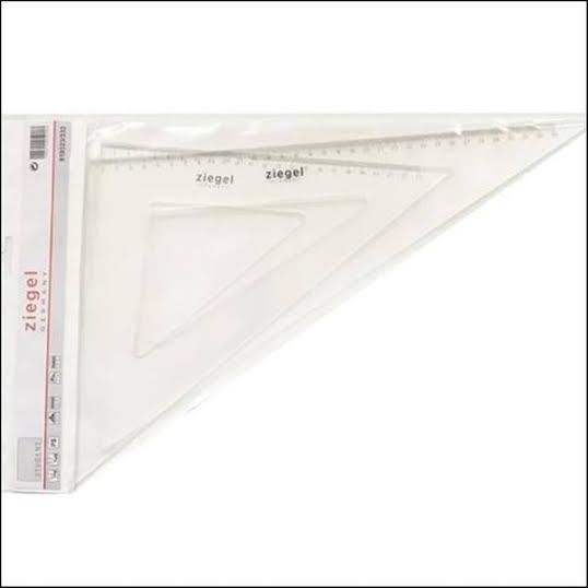 

ZIEGEL TRIANGLE RULER 23/33 SET PENGGARIS SEGITIGA TEBAL AKURAT