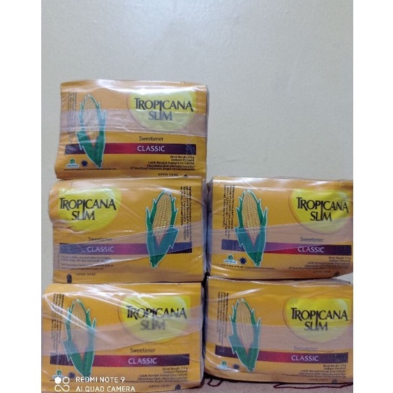 

READY STOCK N25 GULA TROPICANA SLIM SWEETENER CLASSIC 50Pcs ㆁ