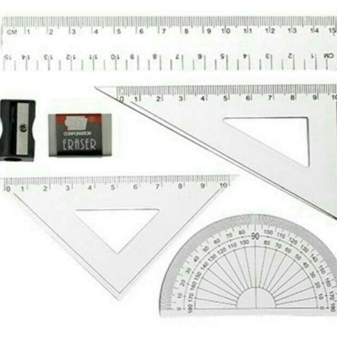 

jangka/compass penggaris set SDI