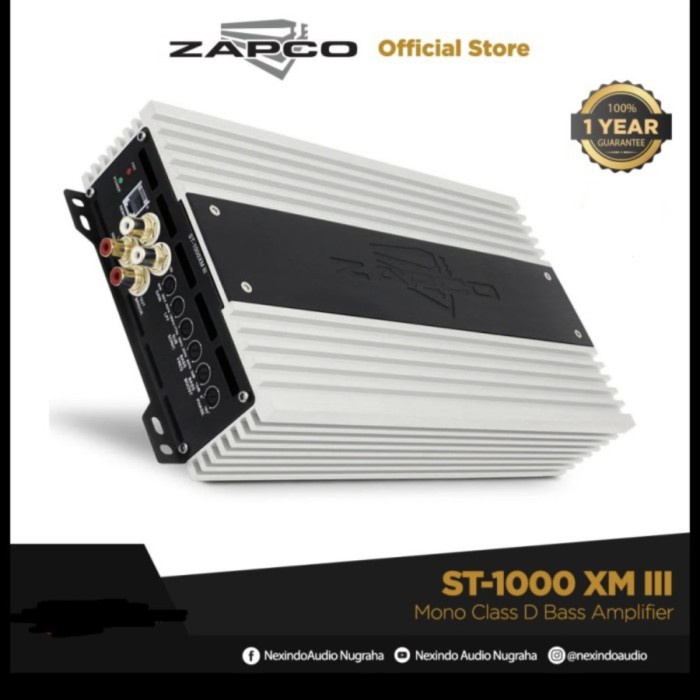 Terlaris Power Monoblock Zapco St-1000Xm/St1000Xm