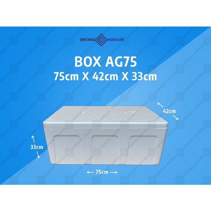 

Terlaris Styrofoam Box Ag75 75 X 42 X 33Cm