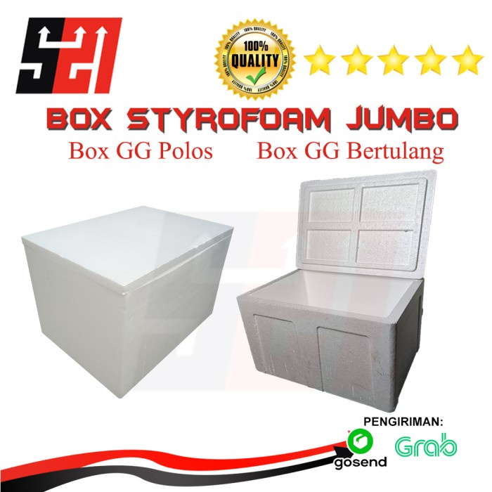 

Terlaris Styrofoam Sterofoam Box Ikan Kotak Tempat Penyimpanan Es Gg Jumbo