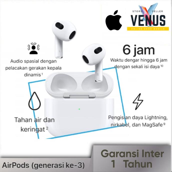 Apple Airpods 3 - airpod 3 generation MME73 Airpods Gen 3