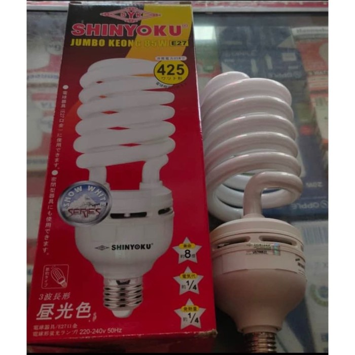 Lampu Spiral Tornado Jumbo Keong 85 Watt 85W E27 Shinyoku