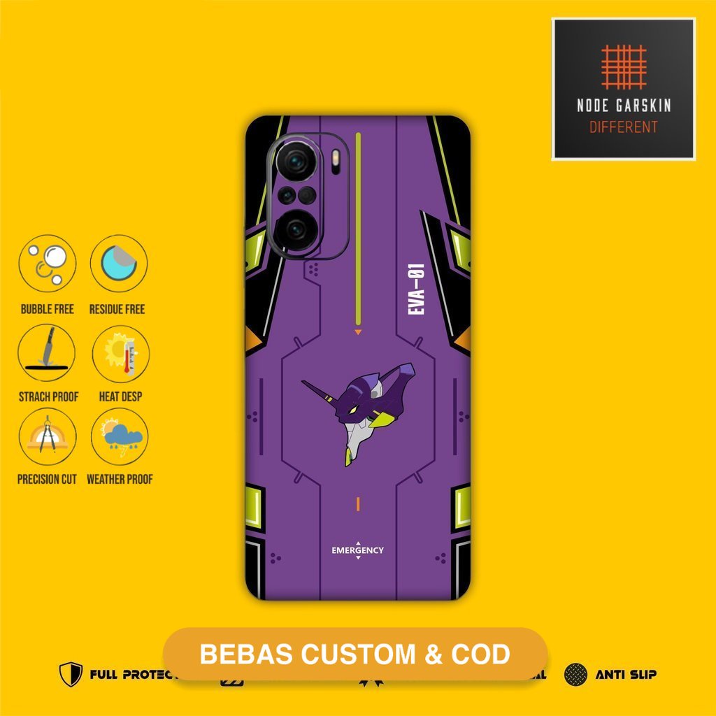 Garskin Skin Vinyl Poco F3 POCO F3 Fullbody Atau Backonly - Bisa Custom - evang01 Case Sticker Prote