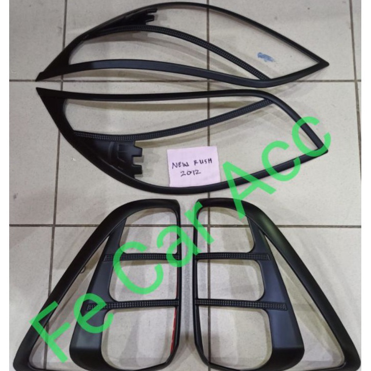 Paket Garnish Rush/Terios 2006-2014, List Lampu Rush/Terios 2006 - 2014 HITAM