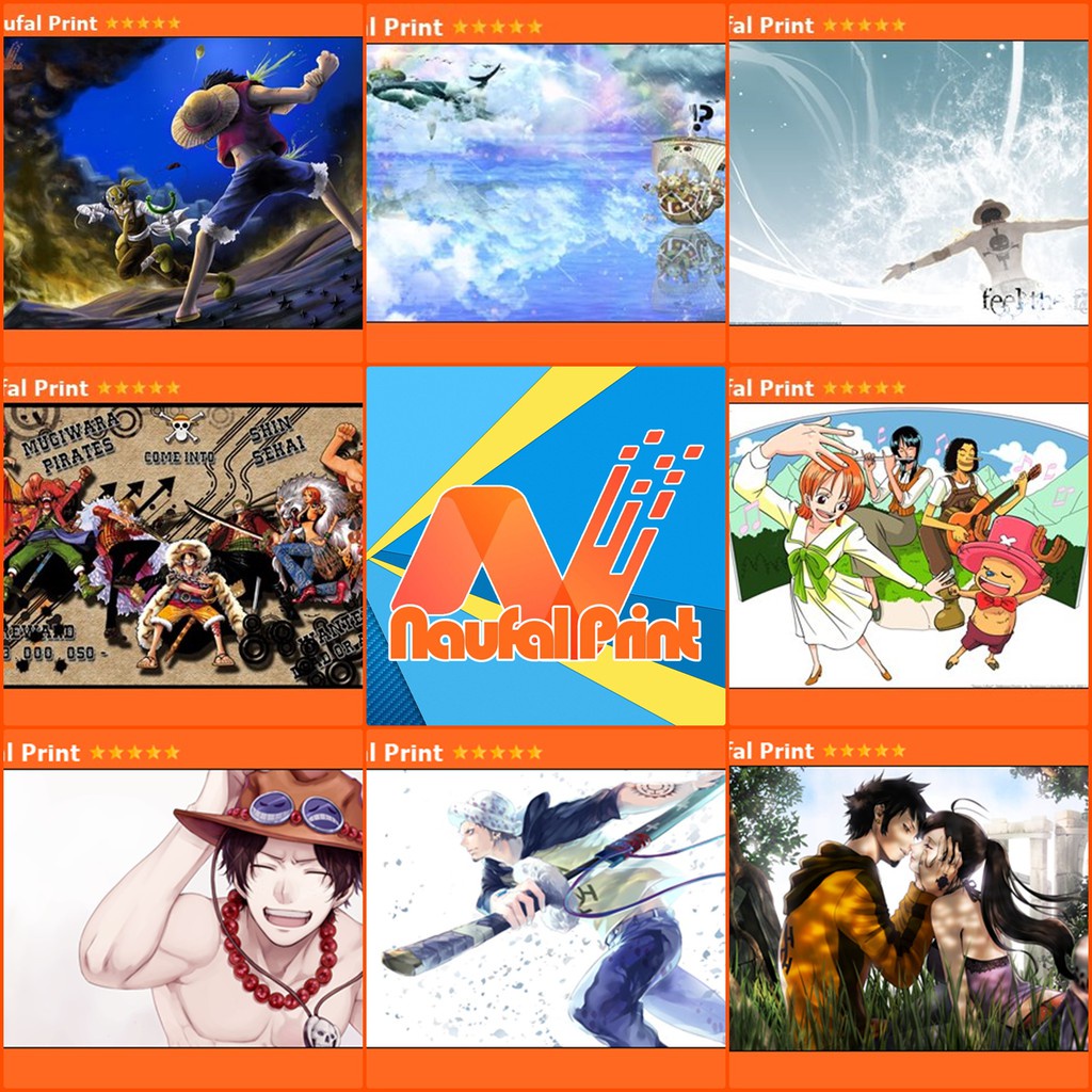 Sticker | Poster A3 & A4 | one piece | anime | mugiwara | manga | luffy | nami | monkey d | wanted |