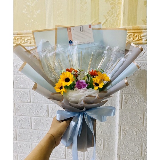 

【Penjualan Terbaik】✅COD Buket uang dan barang kosong 5 10 15 20 slot hand bouquet cellophane hampers hadiah ultah wisuda anniversary