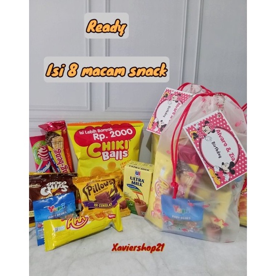 

✨11.11✨ Paket Snack Kemasan Pouch Serut FREE CARD