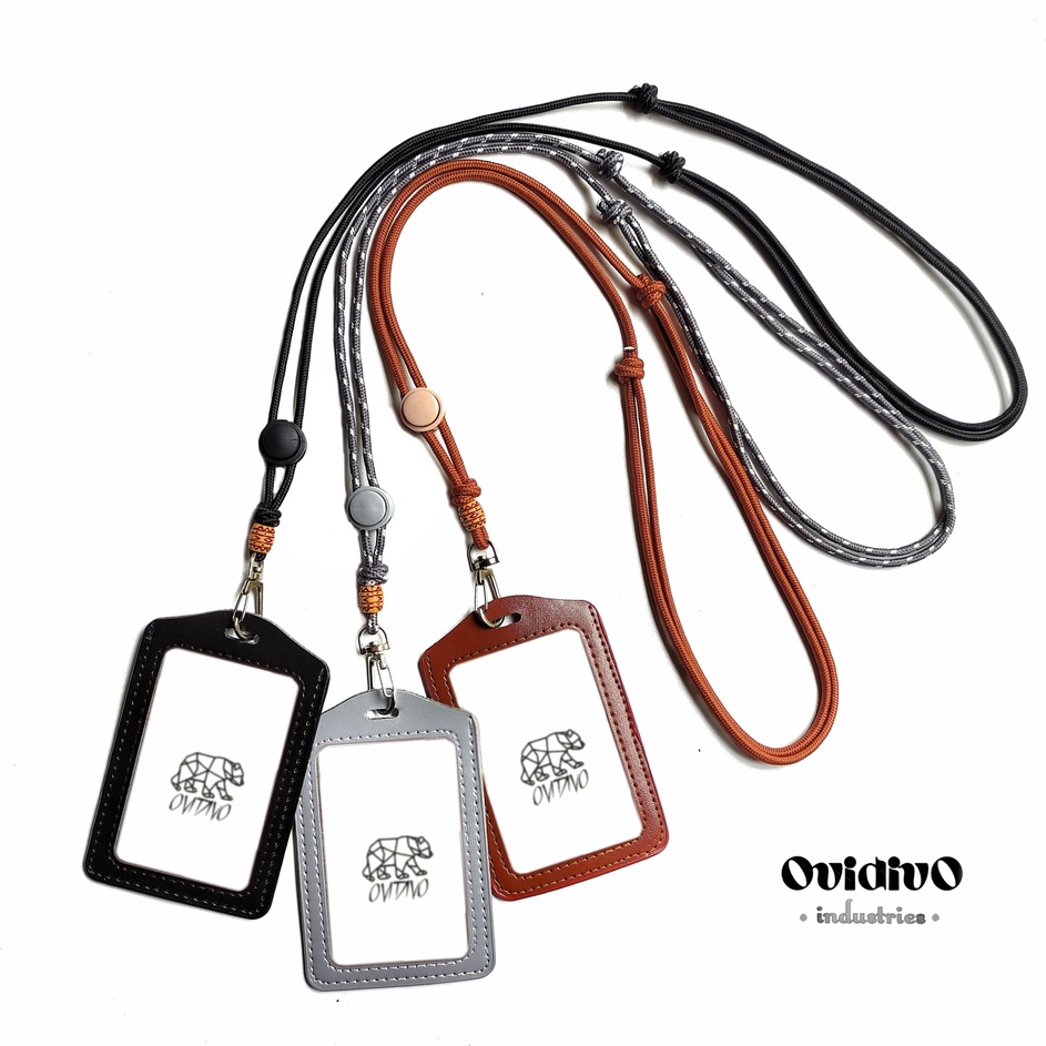 

Baru↕ VC7WW Lanyard ID card paracord gantungan tali nametag kulit E95 Terkini