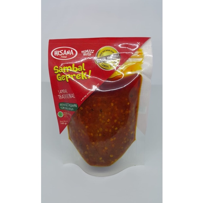 

Free Ongkir Sambal Tradisional 160 gram