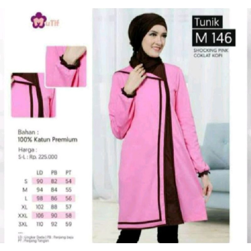 baju atasan mutif 146 original