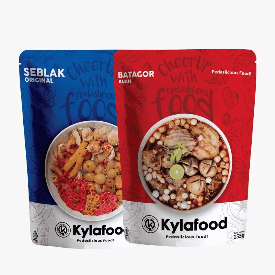 

Grosir✥➮ S0MJQ Kylafood Mix Fav Selebgram (Seblak Original-Batagor Kuah) A46 ➧Model Baru