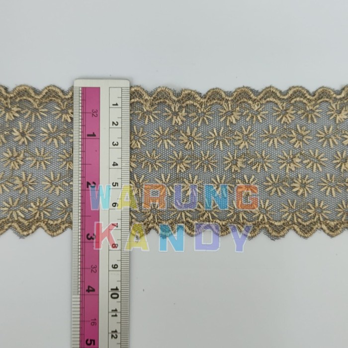 Terlaris Renda Tile 033 Hitam Gold